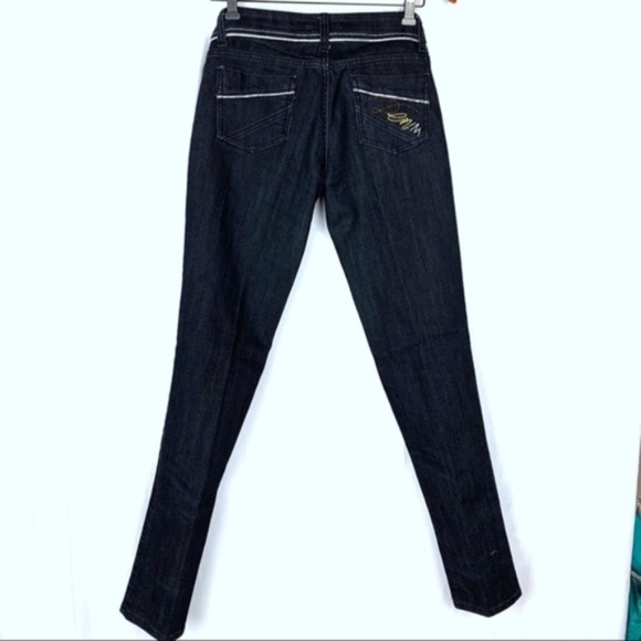 Bisou Deve Jeans women's dark wash skinny jean, 27 - Picture 3 of 8